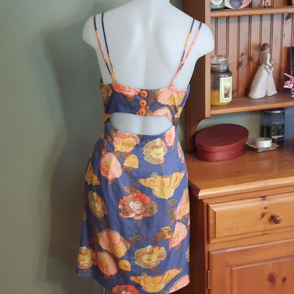 Anthropologie Mauve floral dress - Picture 6 of 13